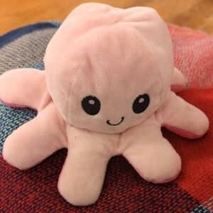Adorable Pink Plush Octopus Toy